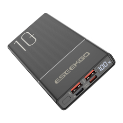 ESEEKGO P-10B 10000mAh PD20W+22.5W Digital Display  Power Bank & 1.3FT USB-C To C Charging Cable