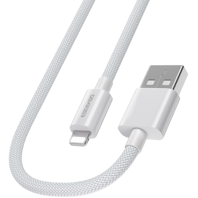 ESEEKGO G-103C Nylon Braided 2.0A 4FT USB to 8 PIN Data Cable