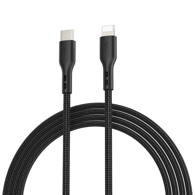 ESEEKGO G-3CL Nylon Braided 3.0A 3M（10FT） Type-C To 8 PIN Data Cable