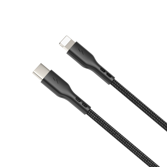 ESEEKGO G-3CL Nylon Braided 3.0A 3M（10FT） Type-C To 8 PIN Data Cable