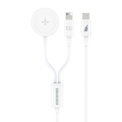 ESEEKGO AW-21L 2 IN 1 Wireless Magnetic Fast Charging For Apple Watch & Type-C To 8PIN Charging cable