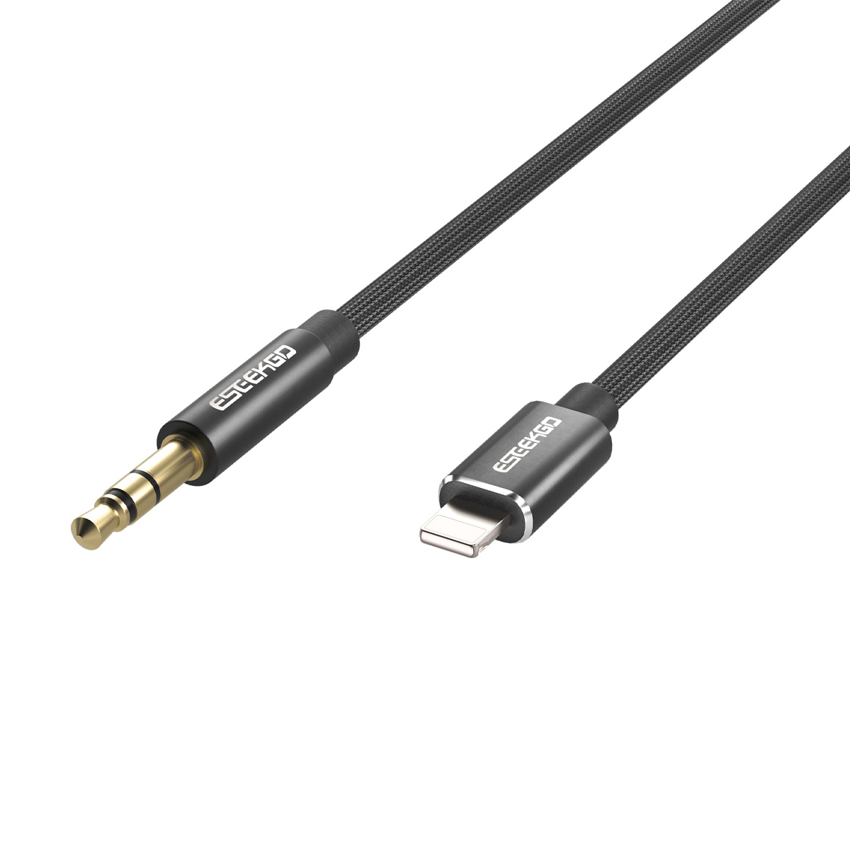 ESEEKGO AX-02 Nylon Braided 4FT Lightning To 3.5mm Audio Cable