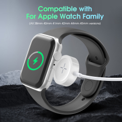 ESEEKGO AW-21L 2 IN 1 Wireless Magnetic Fast Charging For Apple Watch & Type-C To 8PIN Charging cable