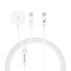 ESEEKGO AW-21C 2 IN 1 Wireless Magnetic Fast Charging For Apple Watch & Type-C To Type-C Charging cable