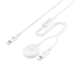 ESEEKGO AW-21C 2 IN 1 Wireless Magnetic Fast Charging For Apple Watch & Type-C To Type-C Charging cable