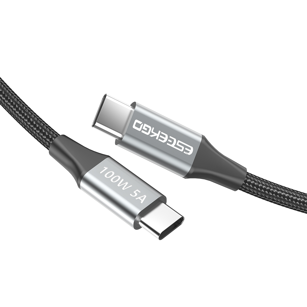 ESEEKGO ES-C200  USB-C To USB-C 100W/5A 2M/6.6FT Data Cable