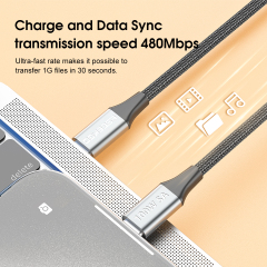 ESEEKGO ES-C300  USB-C To USB-C 100W/5A 3M/10FT Data Cable