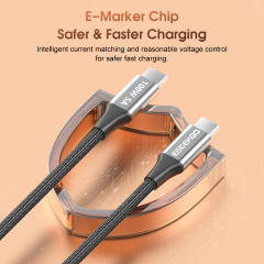 ESEEKGO ES-C200  USB-C To USB-C 100W/5A 2M/6.6FT Data Cable