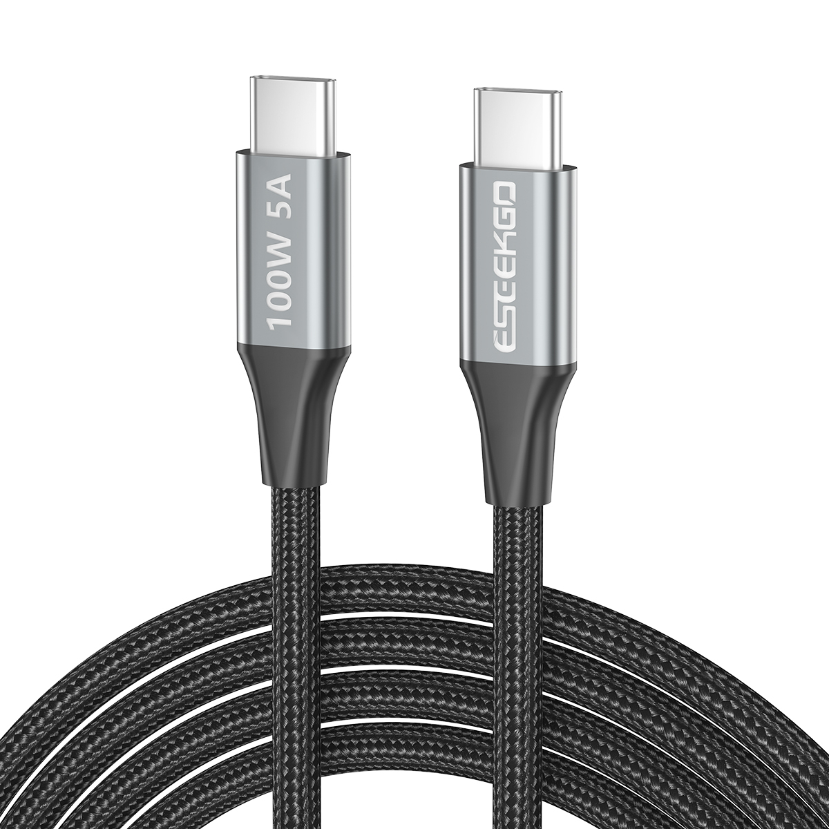 ESEEKGO ES-C300  USB-C To USB-C 100W/5A 3M/10FT Data Cable