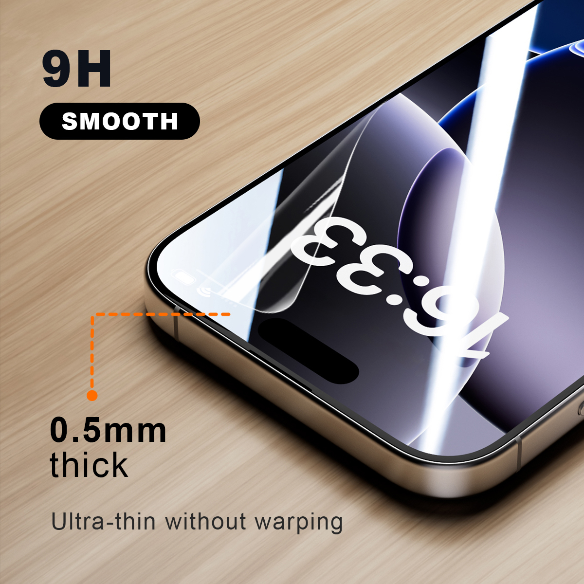 ESEEKGO TGF-01 Edge to Edge Tempered Glass Film