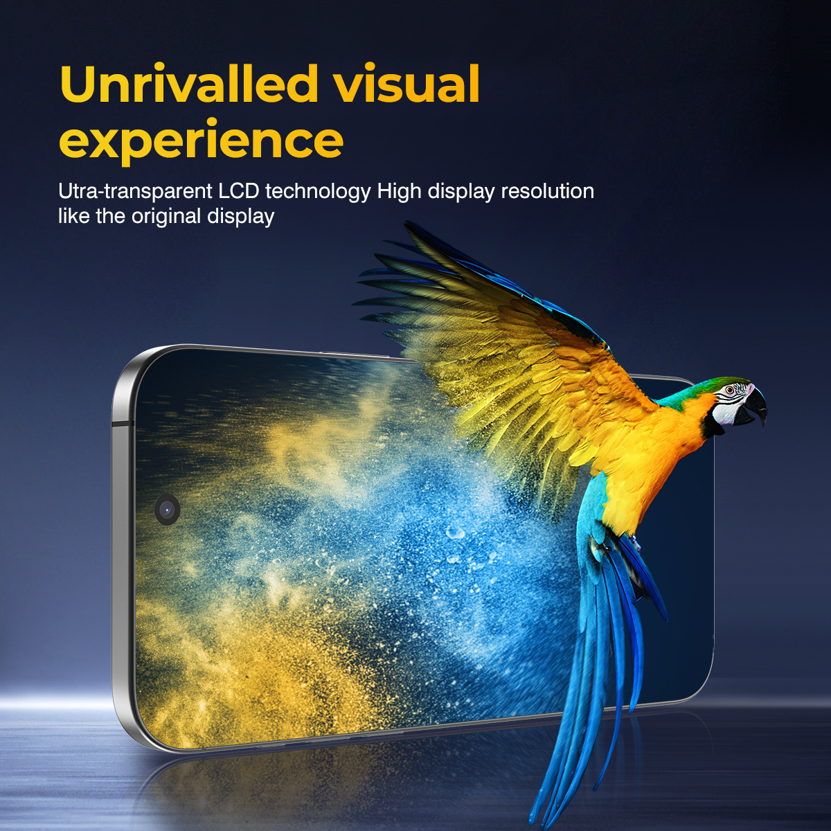 ESEEKGO TGP-02 High Clear Privacy Tempered Glass Anti peeping