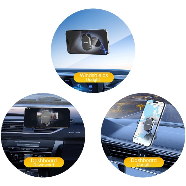 ESEEKGO CH-05 Foldable Magnetic Car Phone Mount