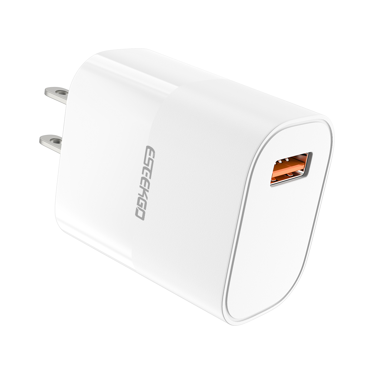 ESEEKGO T-12UA Fireproof PC Travel Adapter（18W / US）