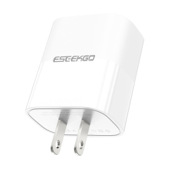 ESEEKGO T-12UA Fireproof PC Travel Adapter（18W / US）