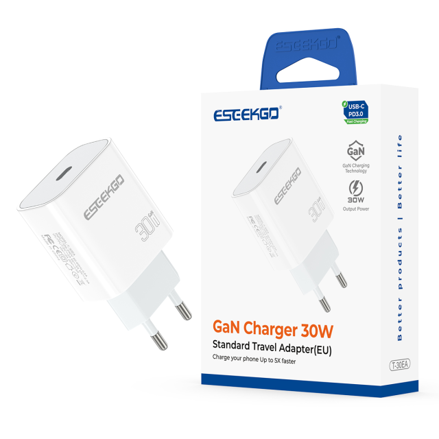 ESEEKGO T-30EA 30W USB-C Travel Adapter