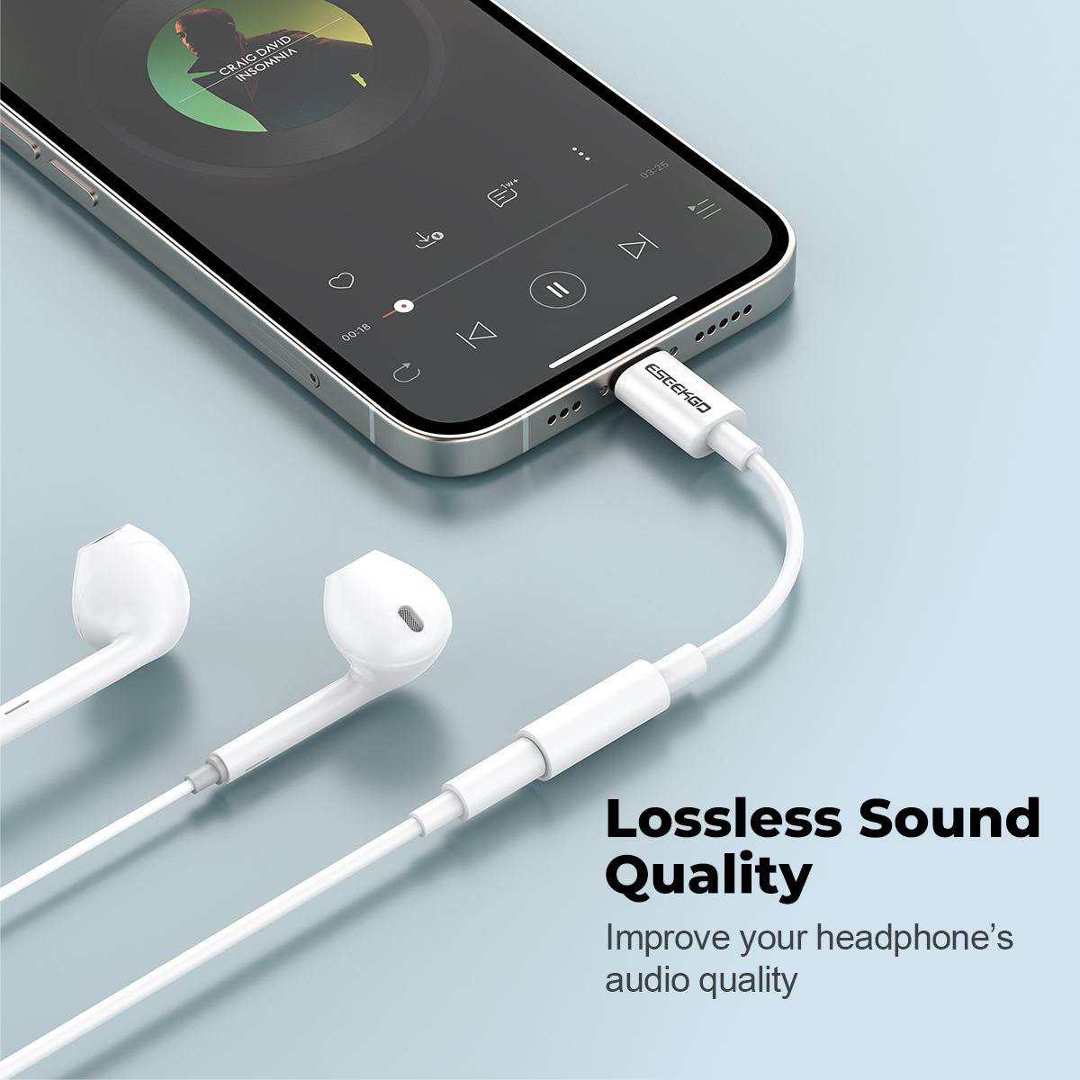 ESEEKGO ES-36 Type-C To 3.5MM Audio Adapter Cable