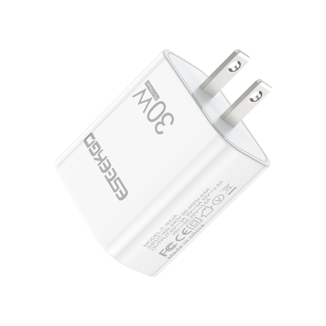 ESEEKGO T-30UA GaN PD30W US Standard Travel Adapter