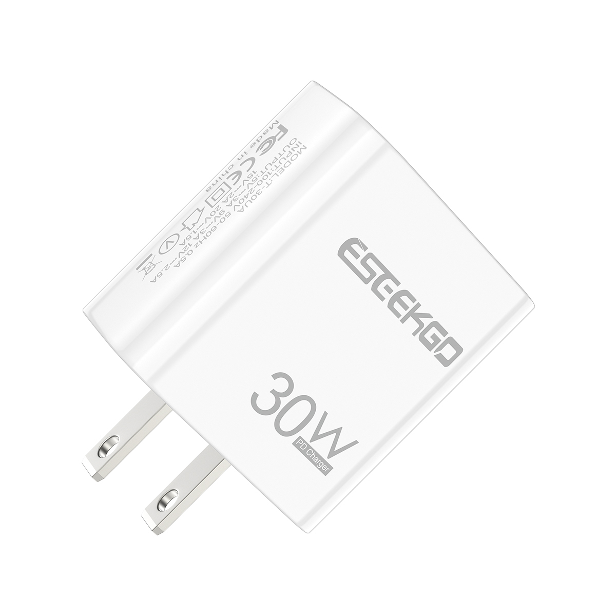 ESEEKGO T-30UA GaN PD30W US Standard Travel Adapter