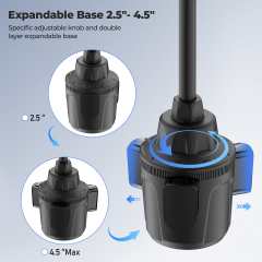 ESEEKGO CH-12 Car Cup Phone Holder with Adjustable Base