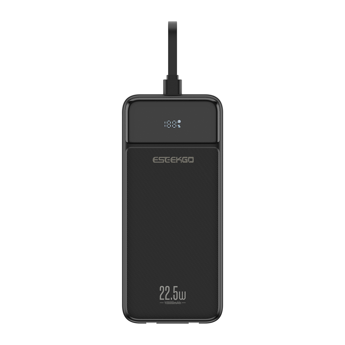 ESEEKGO P-12B 10000 mAh Power Bank With Built-in Cable