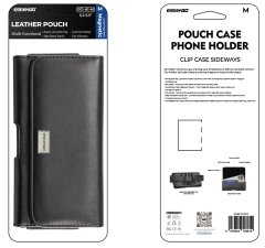 ESEEKGO PO-H1-M Universal Magnetic Leather Phone Pouch