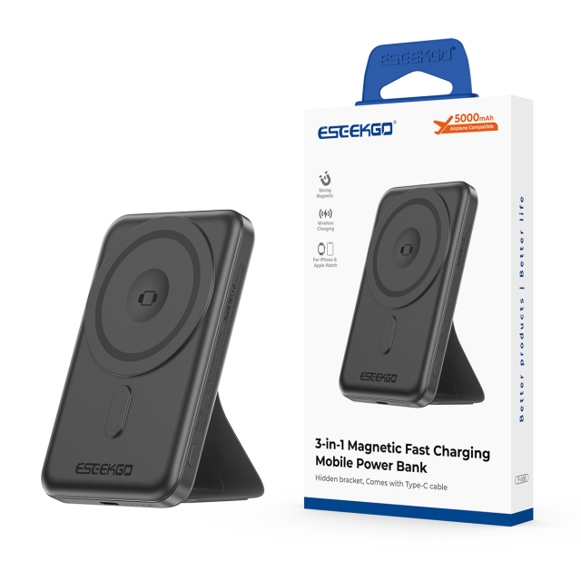 ESEEKGO P-06B 20W Magnetic Wireless Quick Charging Power Bank