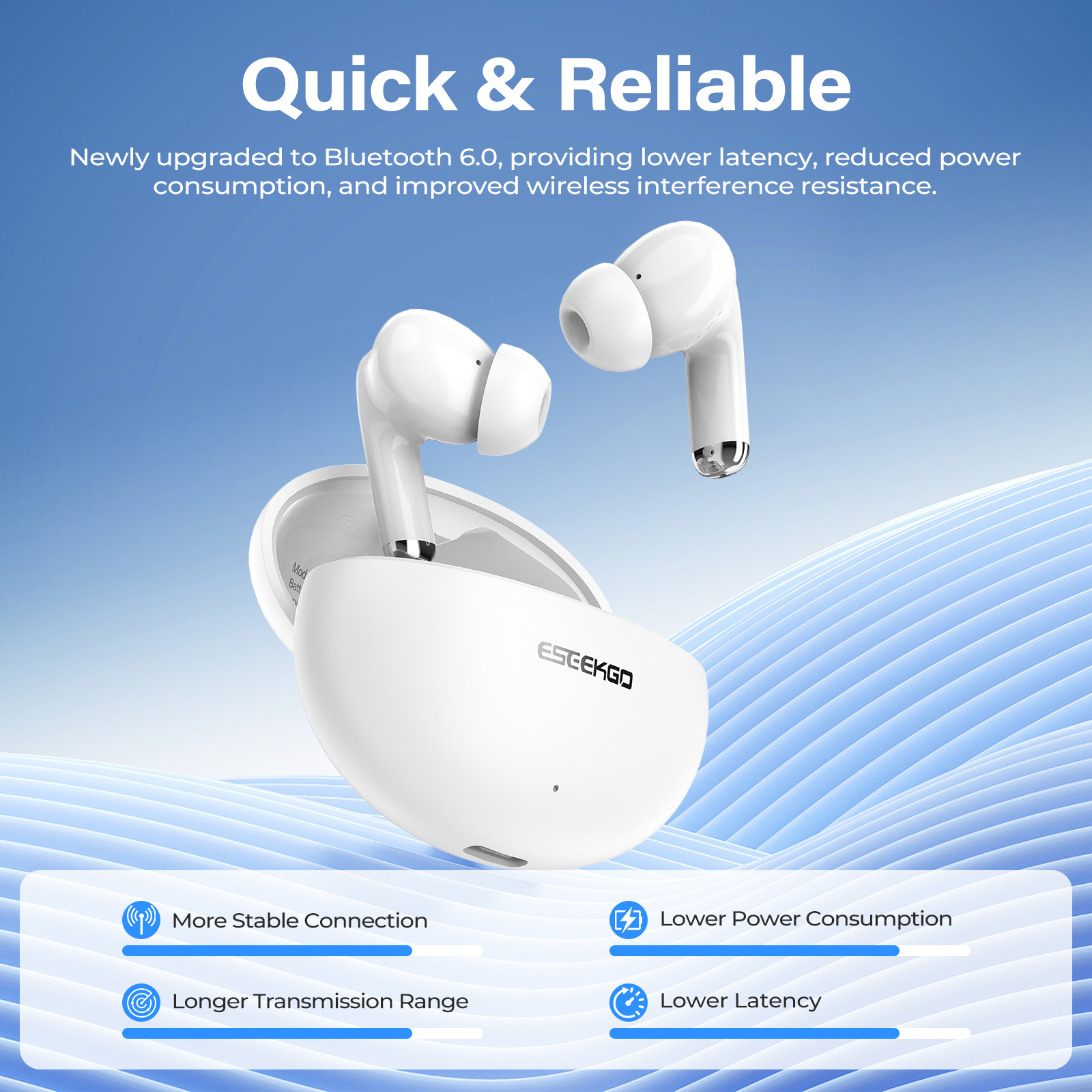ESEEKGO EB-W05W TWS Wireless Bluetooth Earphones