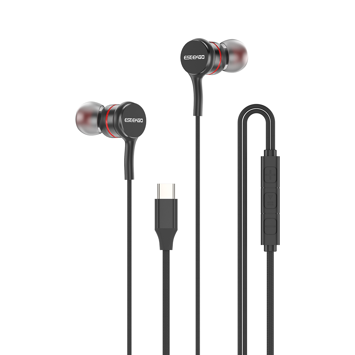ESEEKGO E-68C Type-C Stereo Wired Earbuds