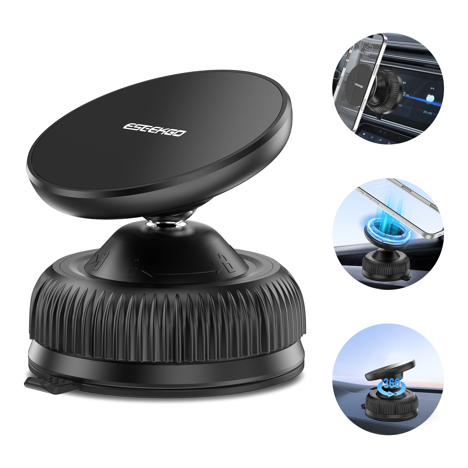 ESEEKGO CH-07 Vacuum car phone holder