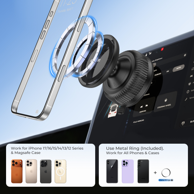 ESEEKGO CH-07 Vacuum car phone holder