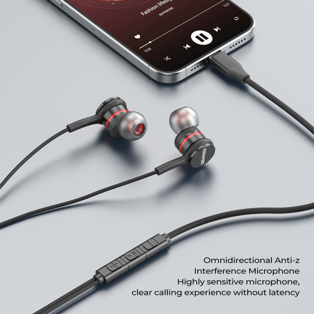 ESEEKGO E-68C Type-C Stereo Wired Earbuds