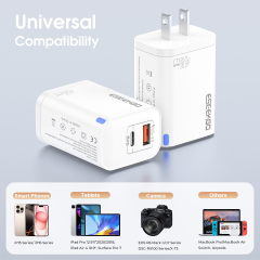 ESEEKGO T-45UB QC3.0 GaN PD45W Dual Ports Travel Charger