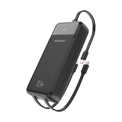ESEEKGO P-22B PD20W 20000mAh Power Bank With Built-in 3 Cable