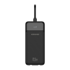 ESEEKGO P-22B PD20W 20000mAh Power Bank With Built-in 3 Cable