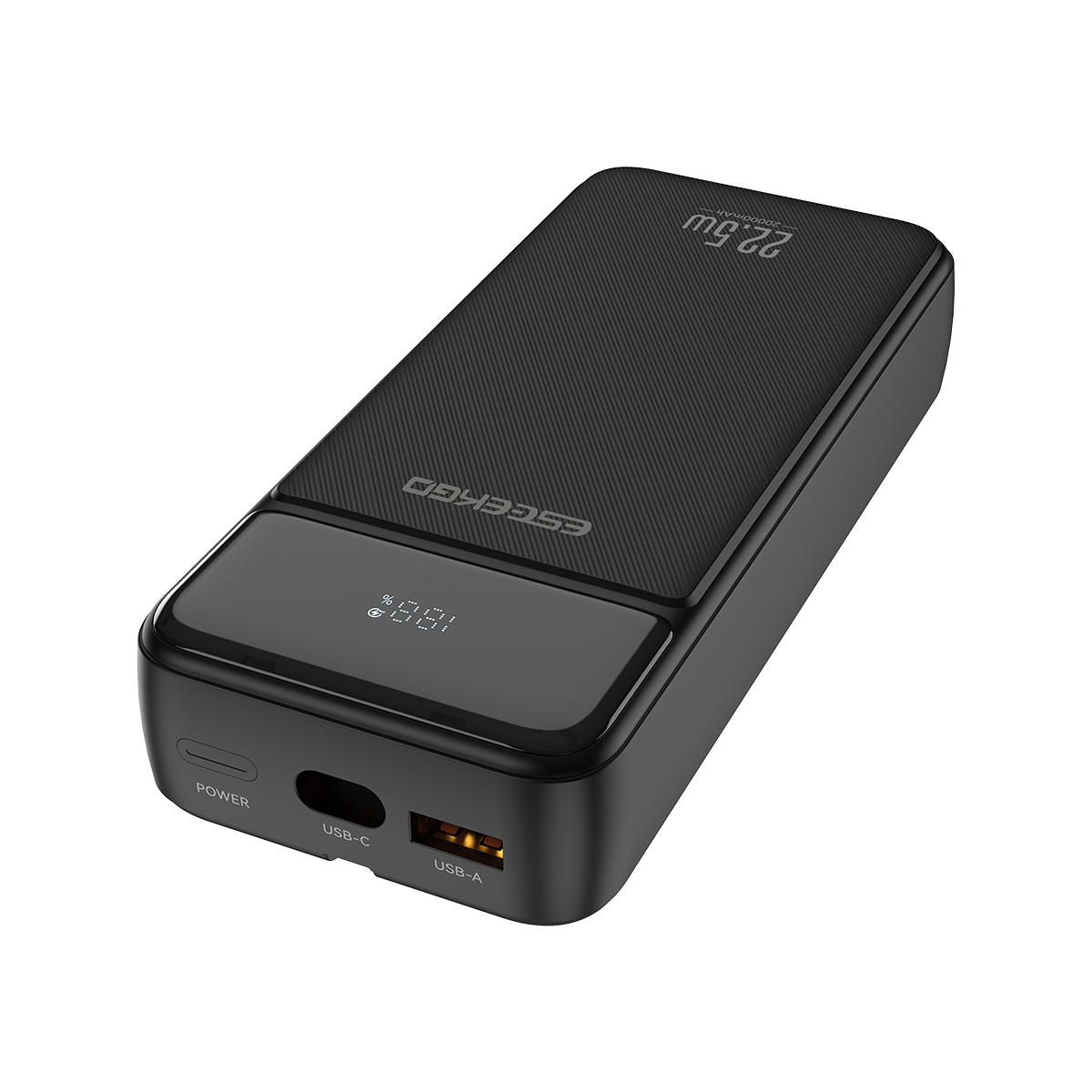 ESEEKGO P-22B PD20W 20000mAh Power Bank With Built-in 3 Cable