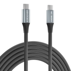 ESEEKGO ES-C100  USB-C To USB-C 100W/5A 1M/3.3FT Data Cable