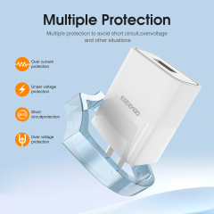 ESEEKGO T-02UA Fireproof PC Travel Adapter（10W / US）