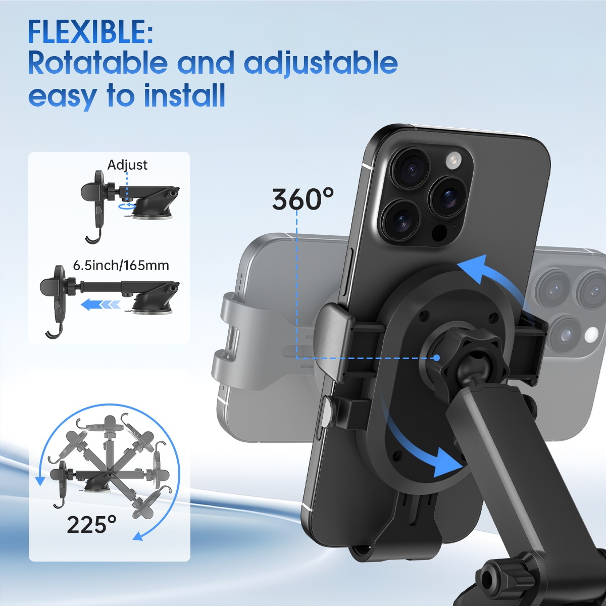 ESEEKGO CH-01 Easy One Touch Car Holder