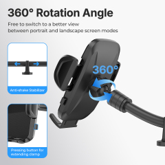 ESEEKGO CH-16 Universal clip on car phone holder