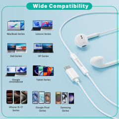 ESEEKGO E-10C Type-C Stereo Wired Earbuds