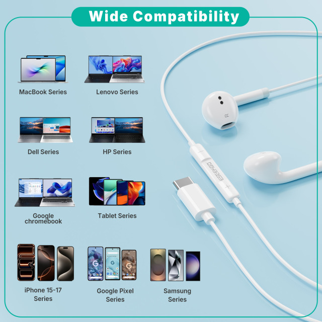ESEEKGO E-10C Type-C Stereo Wired Earbuds
