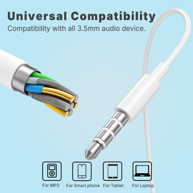ESEEKGO E-10M 3.5MM Stereo Wired Earbuds