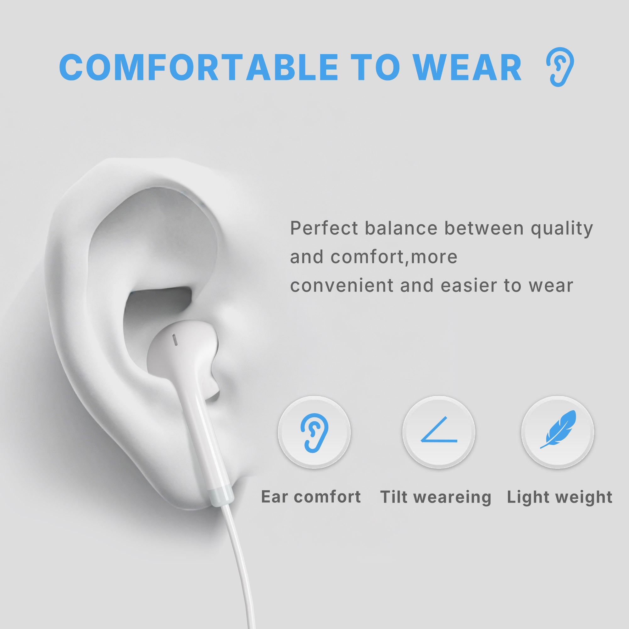 ESEEKGO E-10L 8PIN Bluetooth Stereo Wired Earbuds