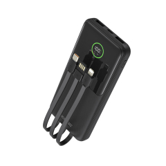 ESEEKGO P-11B PD20W+22.5W 10000 mAh Power Bank With Built-in 3 Cables