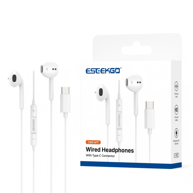 ESEEKGO E-10C Type-C Stereo Wired Earbuds
