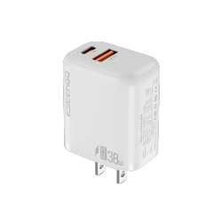 ESEEKGO T-35W 3.0A 38W QC3.0 USB A + Type-C Travel Adapter