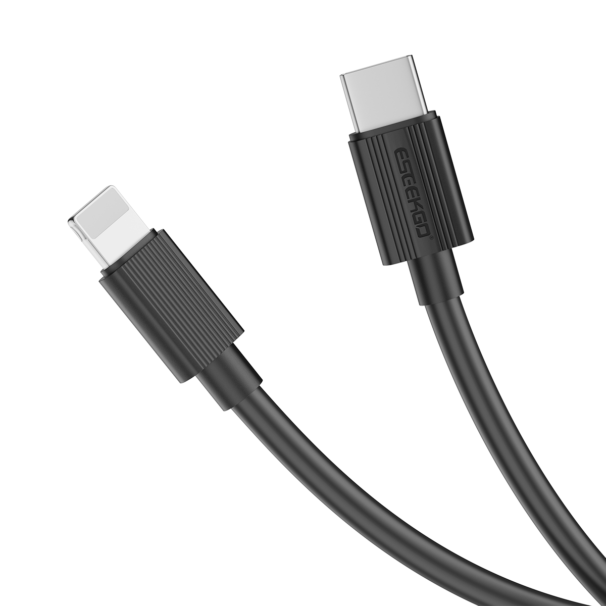 ESEEKGO G-04AB 3.0A 3.3FT Type-C to 8PIN Charging Data Cable
