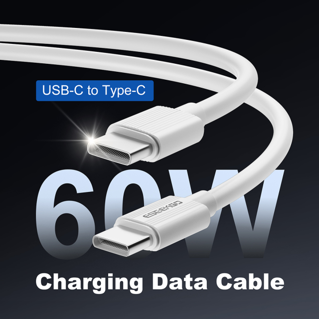 ESEEKGO G-01AW 3.0A 3.3FT Type-C to Type-C Charging Data Cable