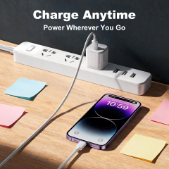 ESEEKGO G-04AW 3.0A 3.3FT Type-C to 8PIN Charging Data Cable