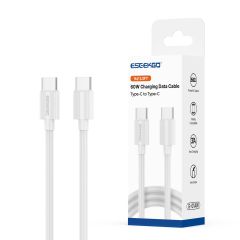 ESEEKGO G-01AW 3.0A 3.3FT Type-C to Type-C Charging Data Cable